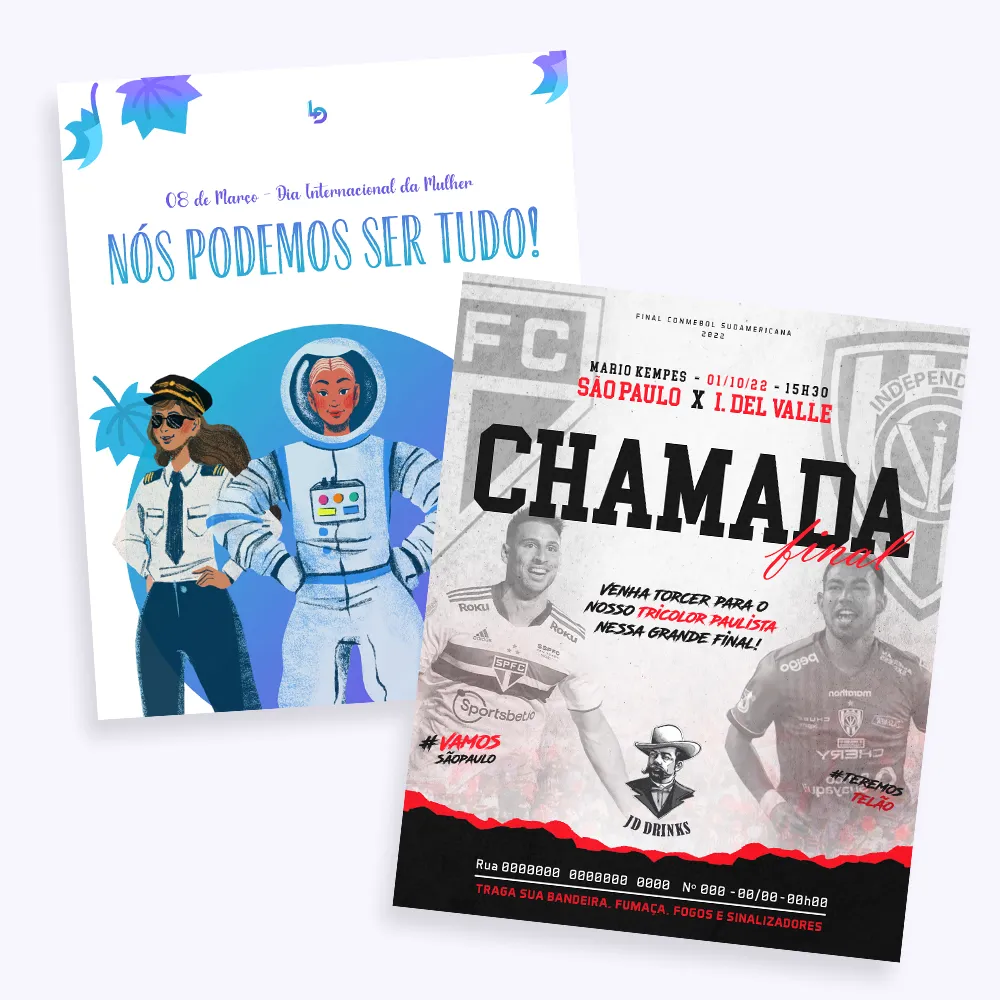 Criação de Artes